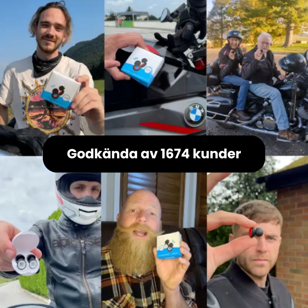 Motoplugs - Öronproppar för motorcyklister